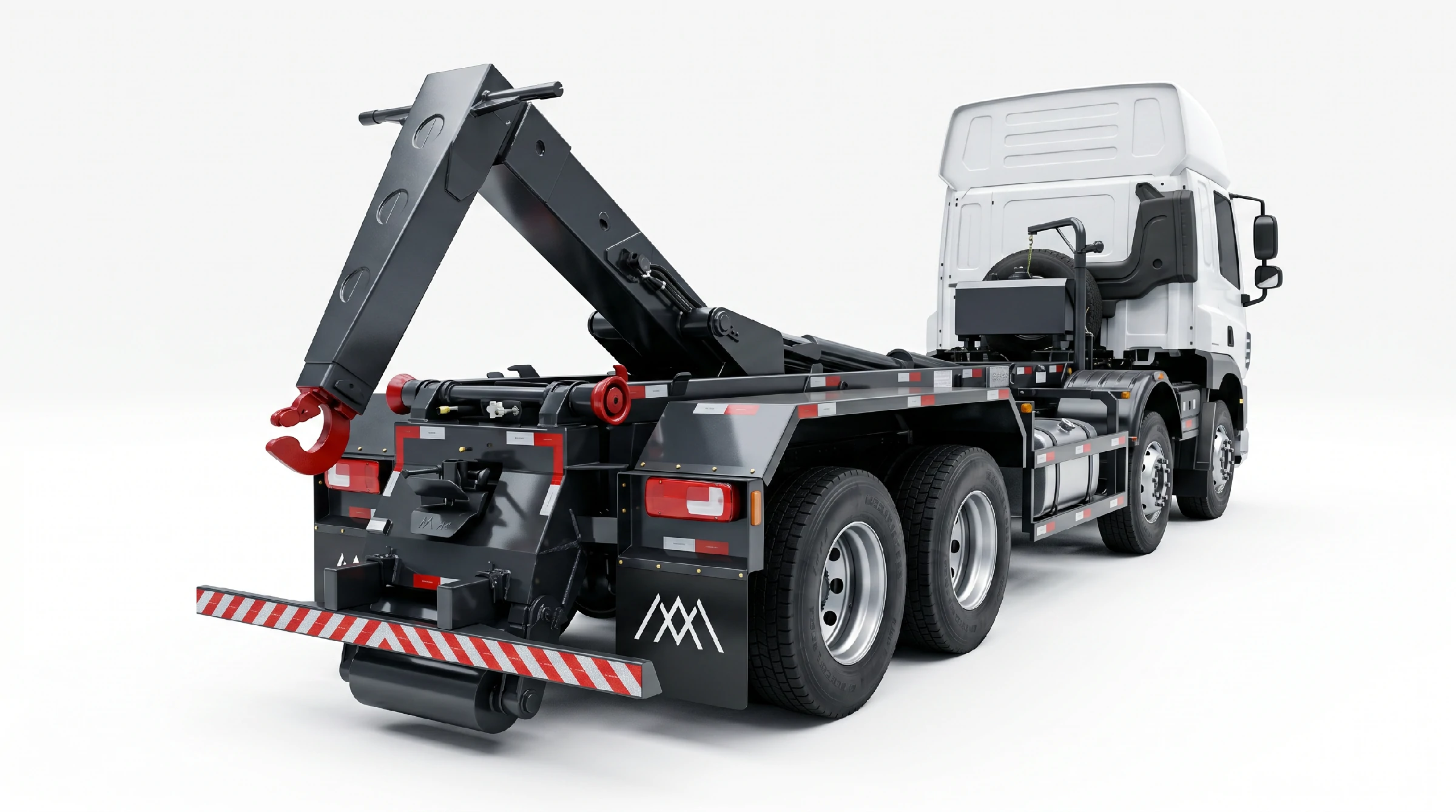 Caminhão IMAVI equipado com a Linha GTL Roll-On/Roll-Off.