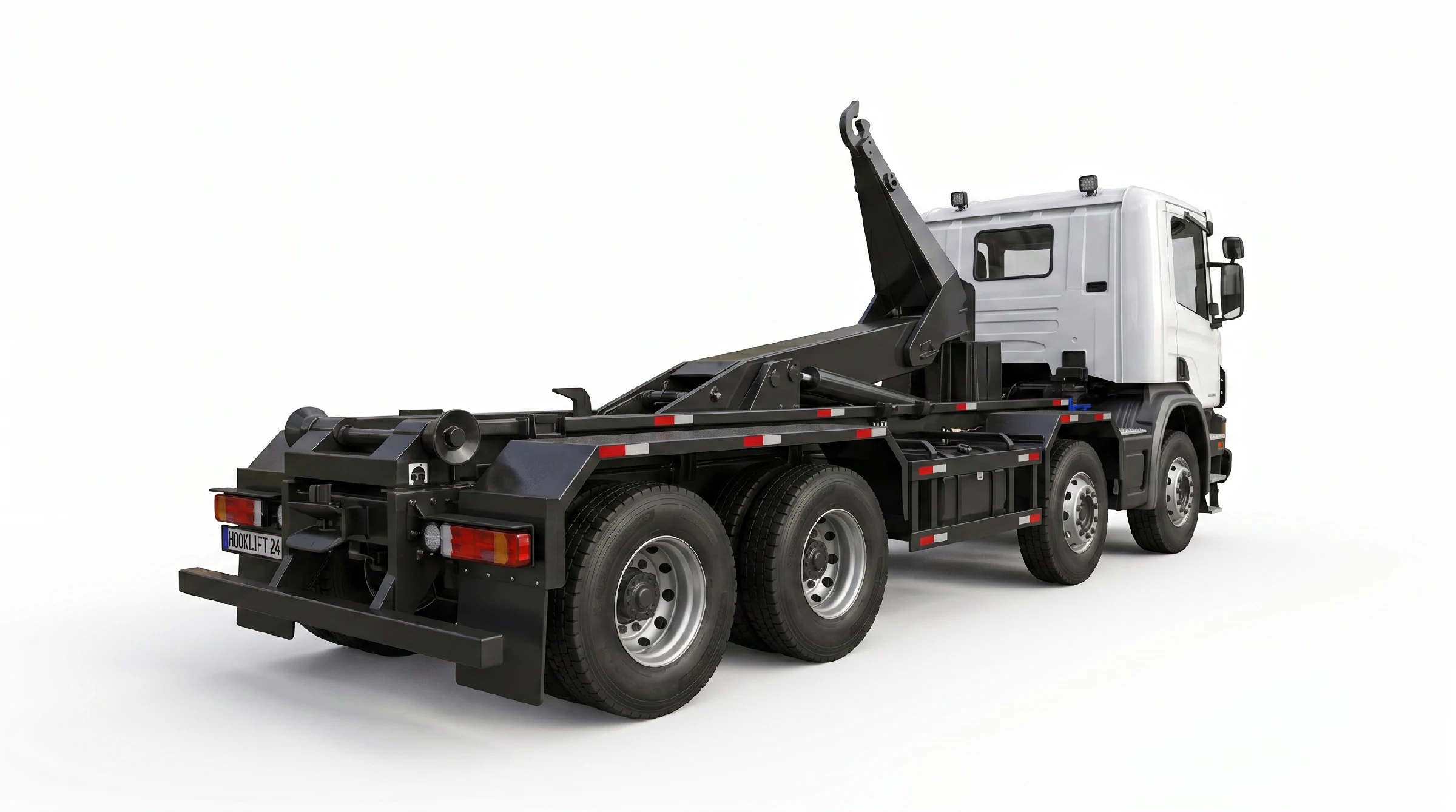 Caminhão IMAVI equipado com a Linha GL Roll-On/Roll-Off.